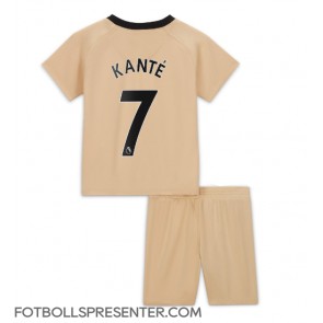 Chelsea Kante #7 Tredje tröja Barn 2022-23 Kortärmad (+ korta byxor)